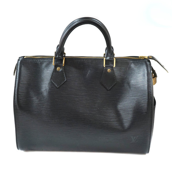 Louis Vuitton Speedy Black Leather Noir Epi - Picture 2 of 13